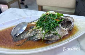 Steamed Fresh Sea Fish
