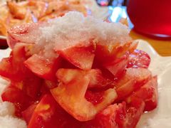 糖拌西红柿-老东镇啤酒屋海鲜加工·蒸汽海鲜·海鲜烧烤(台东店)