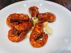干煎美极罗氏虾-猪肉婆私房菜(华侨城店)