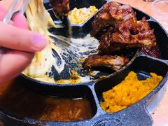 芝士排骨女孩双人锅-肥肥虾庄·金牌油焖大虾(杨园滨江时代walk店)
