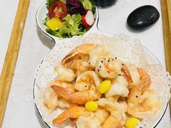 油爆荷叶虾-香满楼(南关店)