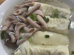 鸭血鸭肠面结汤-仓桥面结店