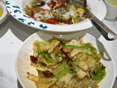 炝炒手撕包菜-花椒笑成都小馆(百脑汇店)