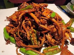 茶树菇炒八爪鱼-桂满陇-十里风荷(合生汇店)
