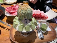 红豆抹茶牛奶冰-楠火锅(龙阳广场店)