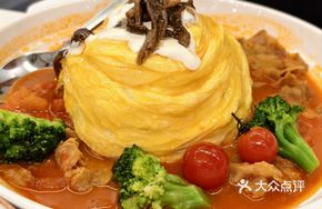 Tomato Snowflake Beef and Egg Fried Rice