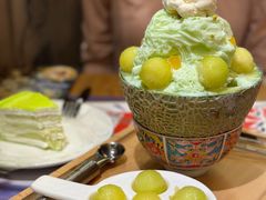 哈密瓜绵绵冰-糖糖屋•糖水•雪花冰店(时尚天河店)