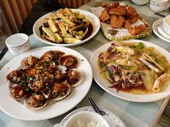 蛤蜊肉拌茄子-华春餐馆(鱼山路店)