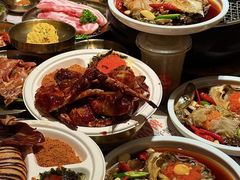 -草家酱蟹炭火烤肉店(珲春南路一店)