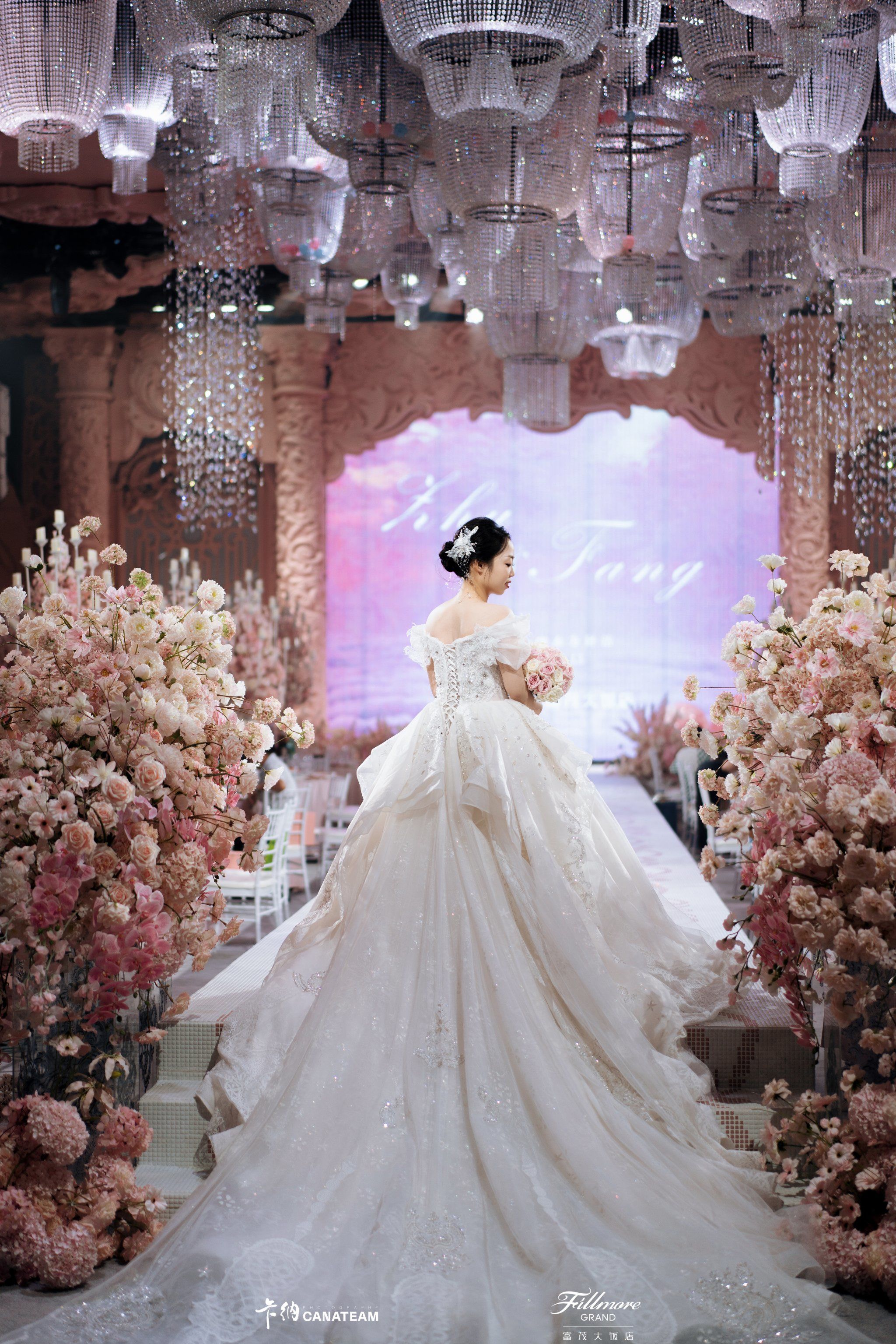 婚礼现场浪漫满分