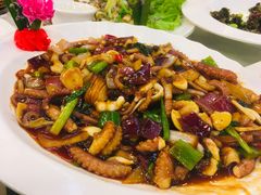 酱爆鱿鱼-海鲜城大家餐厅