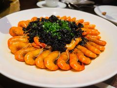 干菜蒸河虾-杭州西子湖四季酒店·金沙厅