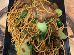 鸡蛋牛肉炒面-老味烧烤(园林路店)