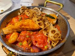 照烧三文鱼配奶油蘑菇-ROIIN用心(杭州首店)