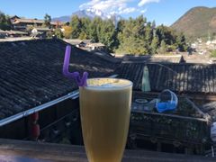 苹果汁-丽江古城第一观景台