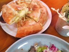 重磅流心榴莲芝士披萨-黑熊披萨orso pizza