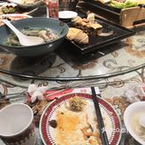 烤包子，点心一盘，丸子汤