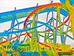 -太空堡垒 双轨过山车