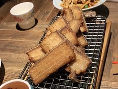 干炸带鱼-老头儿真传-老头儿油爆虾(胜利河美食街店)