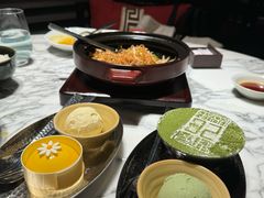 龙井提拉米苏配绿茶冰淇淋-杭州君悦酒店·湖滨28中餐厅