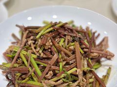 鲜猴腿炒肉丝-吉林省林业宾馆-餐厅