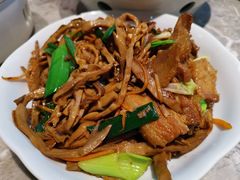 三层肉炒建瓯笋芽-四道菜·福建菜馆(新街口金鹰店)