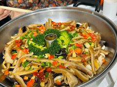 汽锅野菜牛肚-大眼锅贴水饺(河东店)