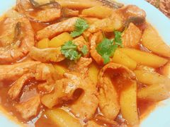 鳇鱼炖土豆-胖姐渔村(中源大道店)