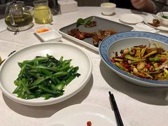 白灼有机菜心-安蒂娅.悦景轩中餐厅(西乡店)