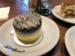 黑芝麻半熟芝士蛋糕-Seesaw Coffee(上海尚悦湾店)