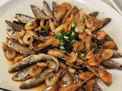 紫苏拍蒜蒸河鱼虾-国龙大酒店-中餐厅