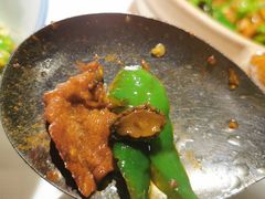 鲍鱼辣椒炒肉-农耕记·湖南土菜(南山欢乐海岸店)