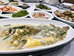雪菜笋丝中黄鱼-霞客居酒店·霞客食府·宁海特色小海鲜