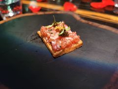 和牛肉塔塔-wann lounge 低温慢煮牛排·清吧