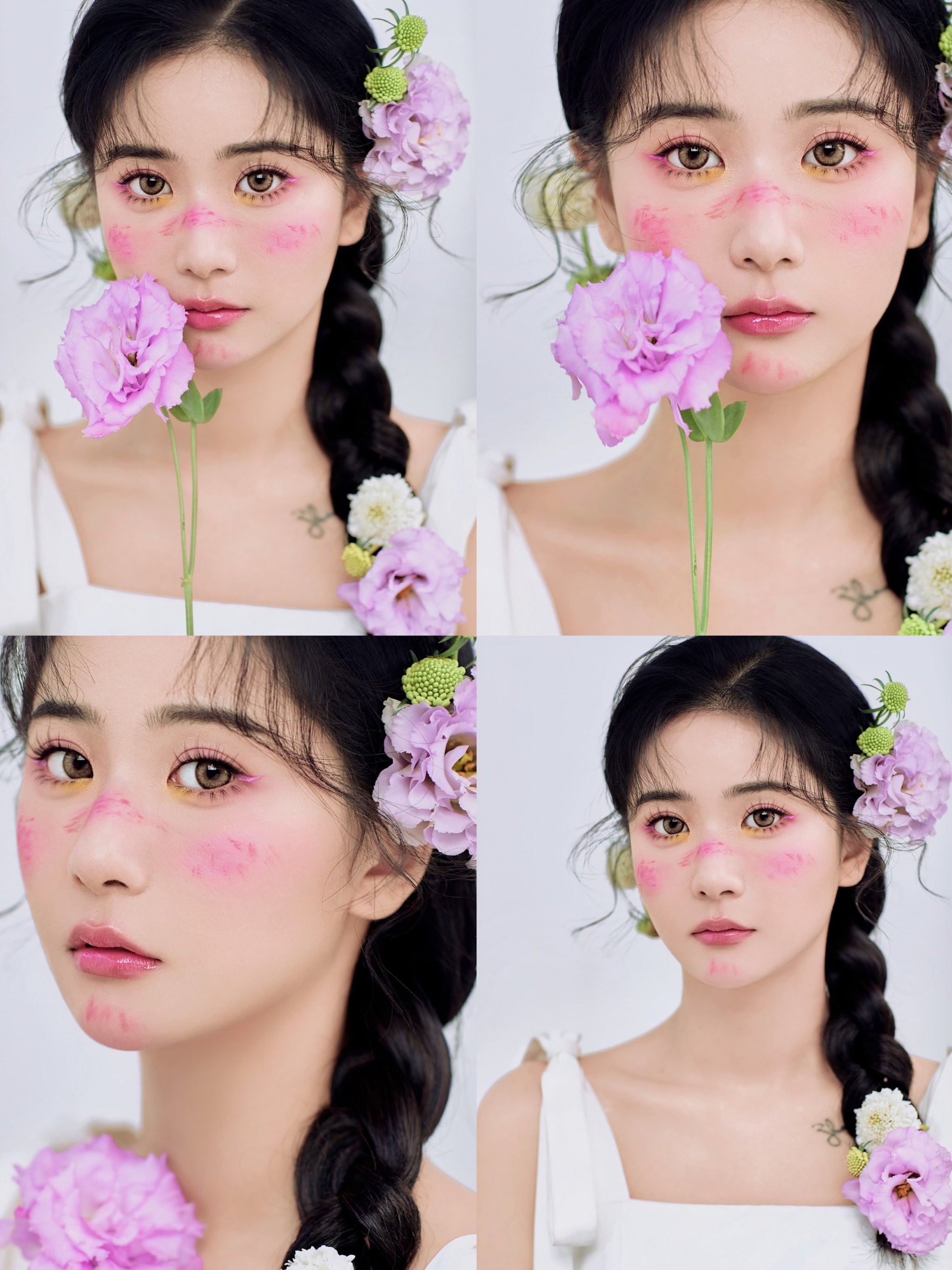 春日鲜花妆容🌸森系甜美花漾少女