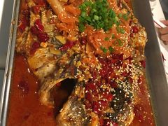 韩式酸辣口味清江鱼-鱼酷活鱼烤鱼(北美店)