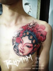 吉林市纹身 律动纹身 花旦纹身-律动刺青