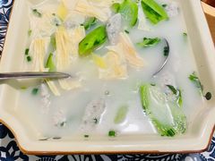 丝瓜腐竹浸鱼滑-米庄·原味私房菜(骏壹万邦店)