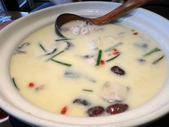 豆浆鱼汤-老阿爸鲜鱼土菜(昆山花桥店)