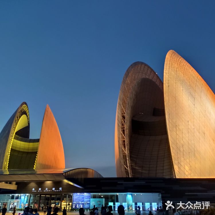 珠海打卡地📍晚上的日月贝歌剧院🐚超壮观