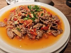 德宏酸木瓜炒牛肉-小喜客·云南特色菜(纳西庭院店)