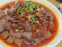 辣子蒜羊血-蓝田印象