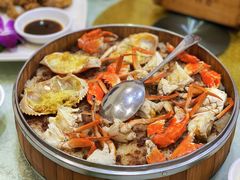 水蟹蒸糯米饭-三辣馆