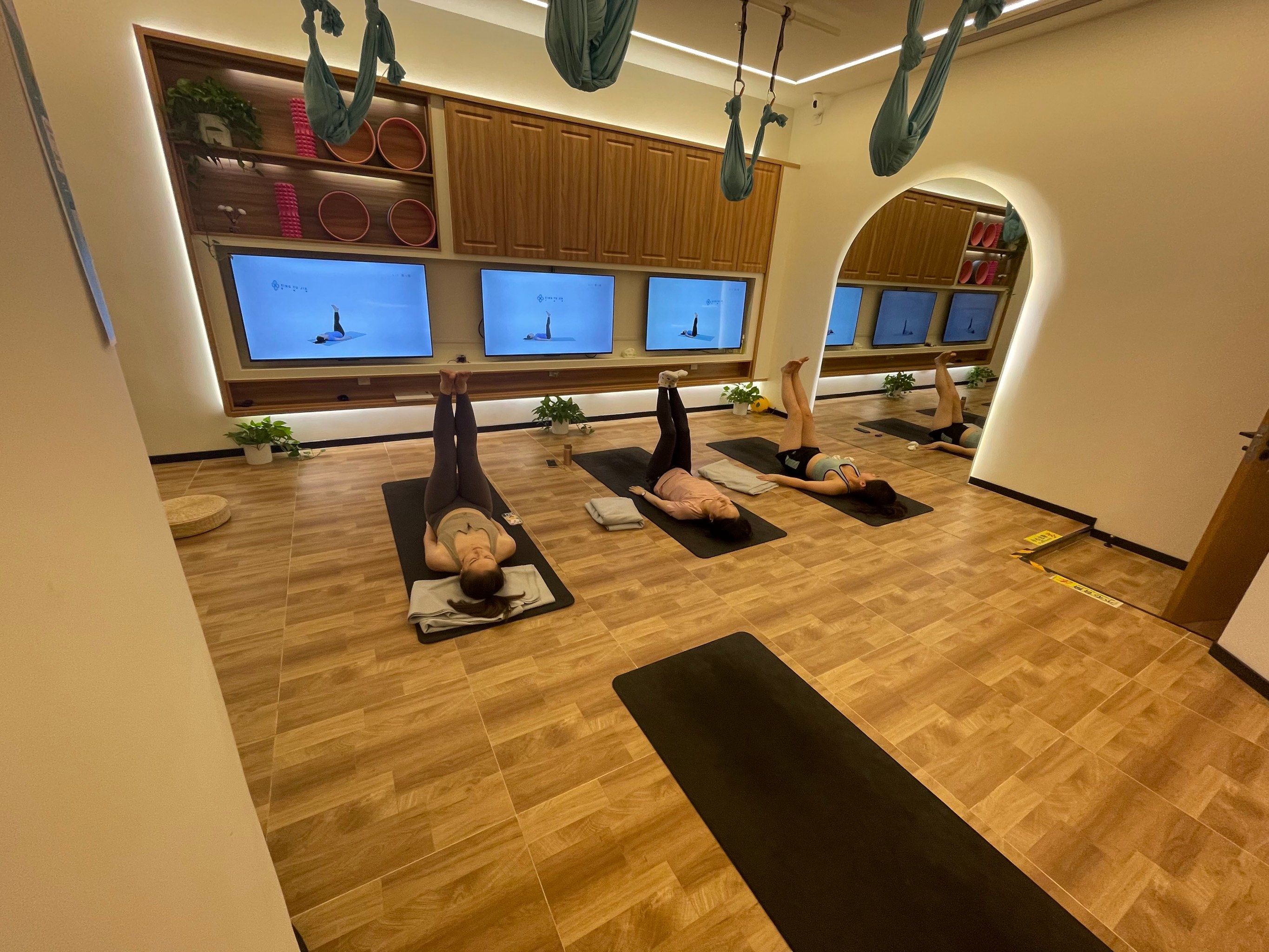 新开的瑜伽馆超棒体验