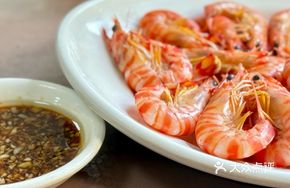 Steamed Red-Head Shrimp