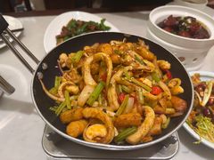 干锅鱿鱼-小菜园新徽菜(合肥瑶海万达店)