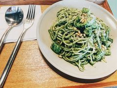 牛油果青酱意面-sugarman espresso素饮糖人高新咖啡工厂