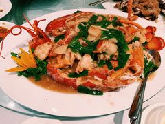 姜葱炒龙虾-麒麟海鲜酒家(Richmond)