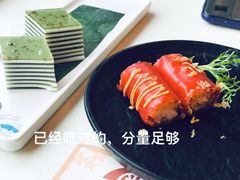 绿茶桂花糕-粤点越有·茶点·粤菜(樵岭国际店)