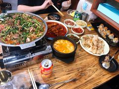 牛肉八带蟹棒鱼饼综合锅-京玉菲饭店(李村店)